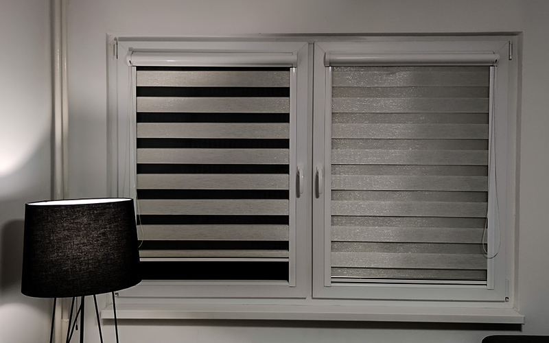 Zebra zavjese interijer